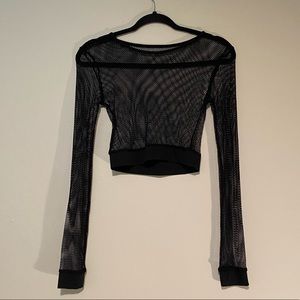 SHEIN Fish Net Top